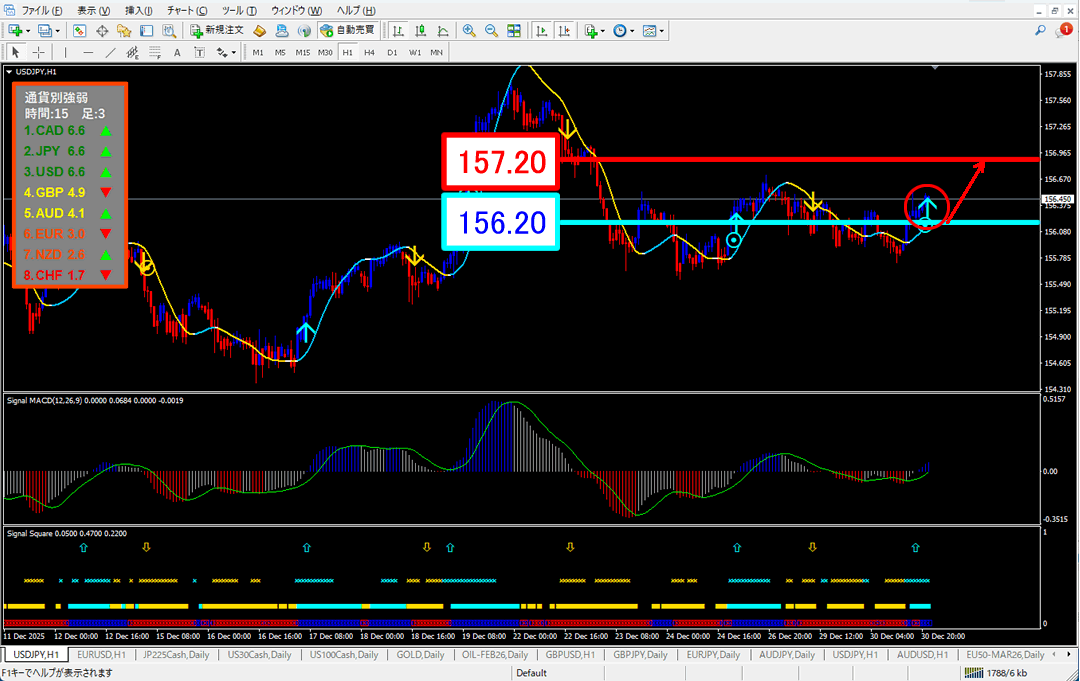 FX為替相場予想チャート