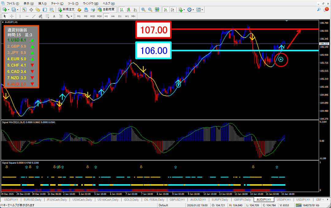 FX為替相場予想チャート