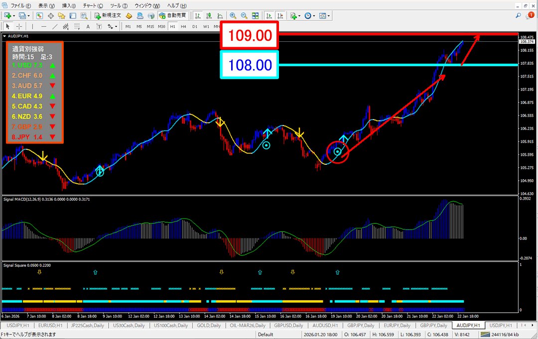 FX為替相場予想チャート