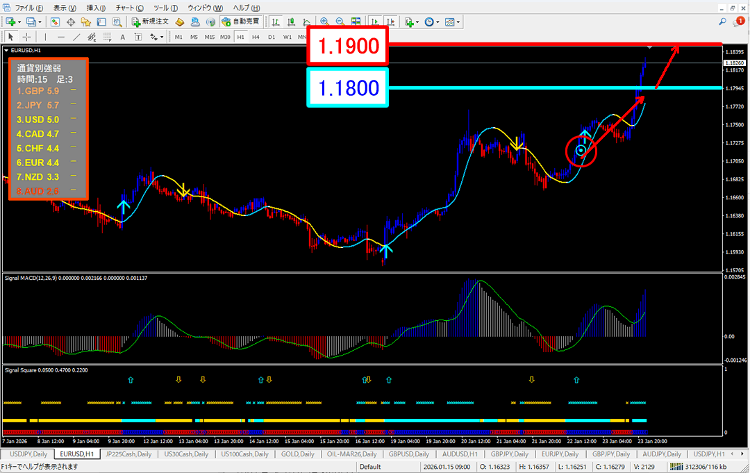 FX為替相場予想チャート