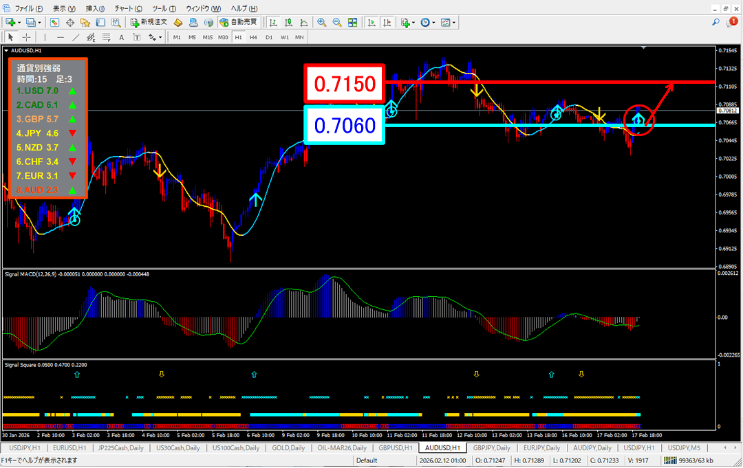 FX為替相場予想チャート