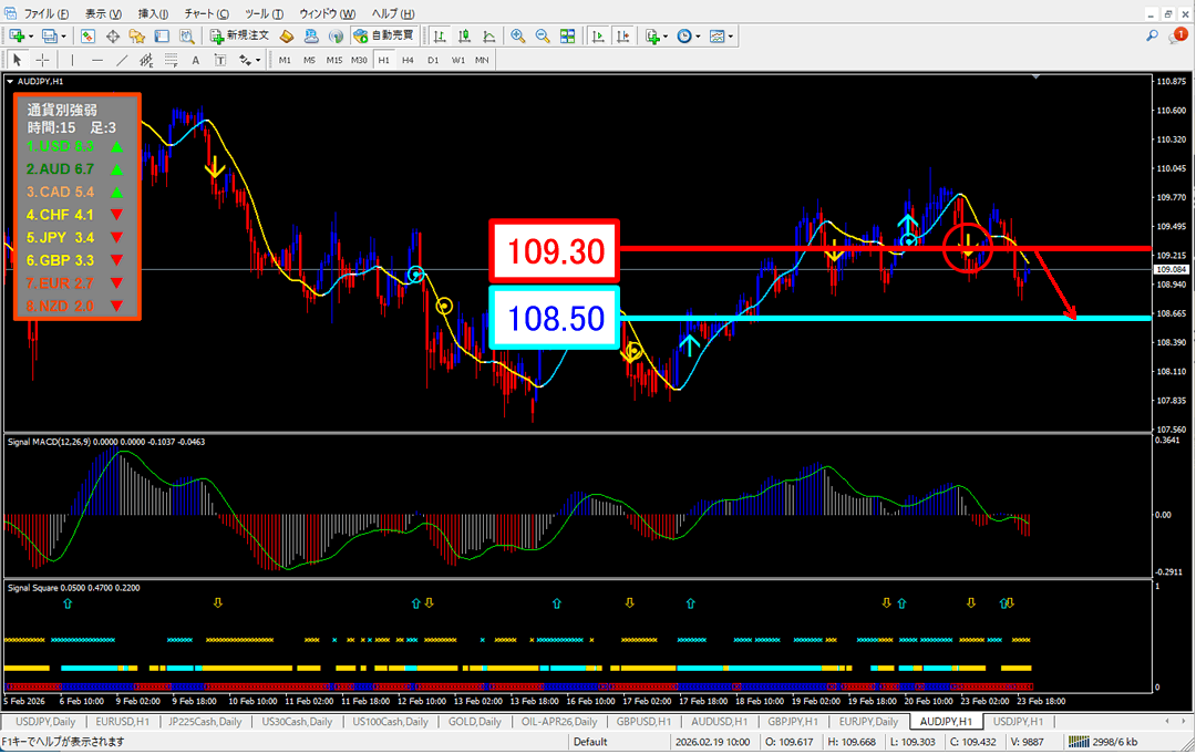 FX為替相場予想チャート
