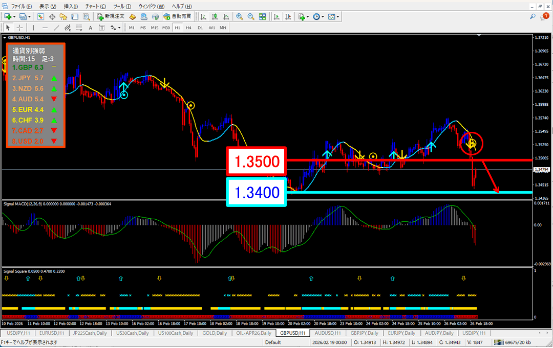 FX為替相場予想チャート