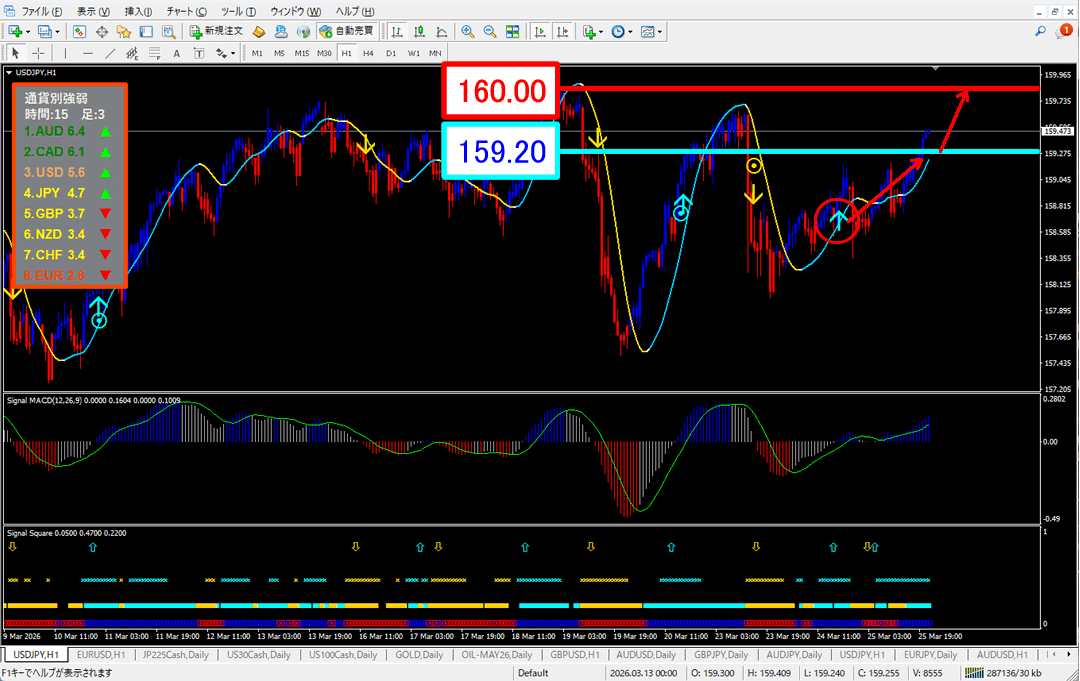 FX為替相場予想チャート