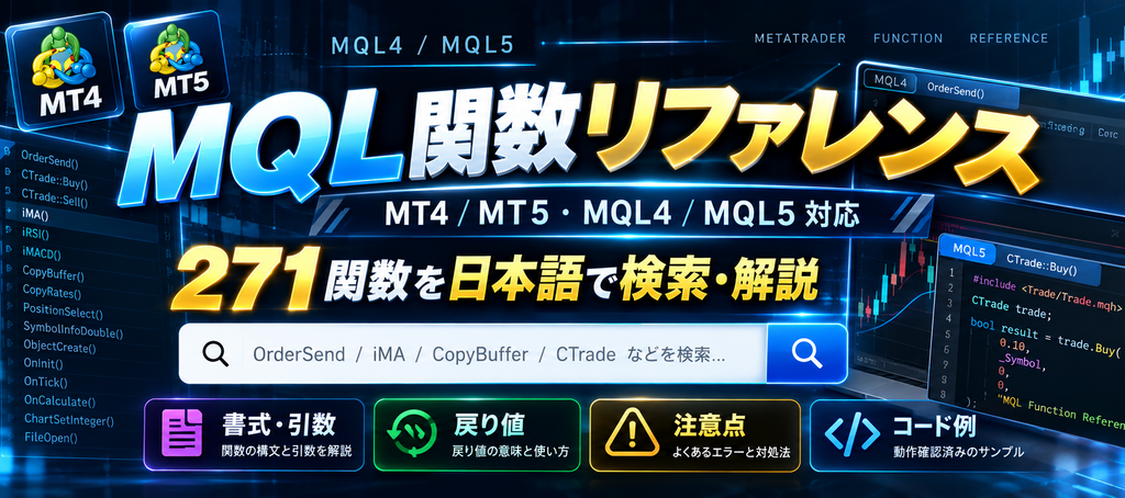 MQL関数リファレンス
