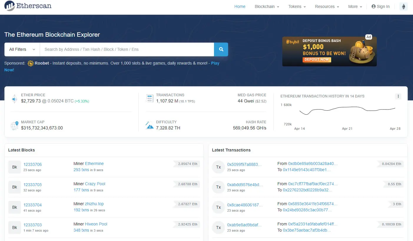 イーサスキャン（Etherscan）】ど素人でも分かる使い方と追跡方法